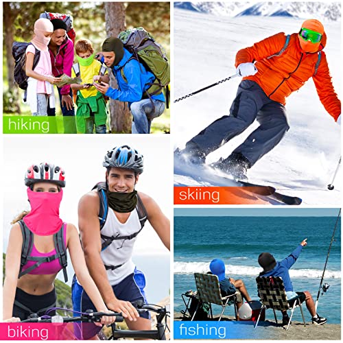 Image of 30 Pcs Balaclava Ski Face Mask Full Face Cover Mask UV Protection Cooling Neck Gaiter Summer for Men Women Winter Outdoor