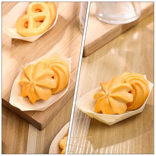 Platos desechables de madera para sushi 250 unidades miniatura 5