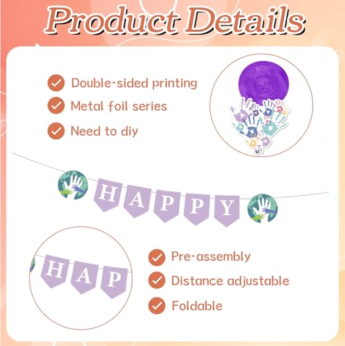 Image of Volunteer Appreciation Decorations - 11PCS Happy Volunteer Month Party Banners Hanging Swirls Decor, Volunteers Month Appreciation Support Thank You Party Supplies Decoration