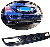 Gute Ausstattung: Dieser Heckschürzenschutz passt gut für Mercedes Benz C-Klasse W205 C200 C250 C300 C350 C400 Sport C43 C63 AMG Limousine 2015 2016 2017 2018 2019, nicht für Basismodell