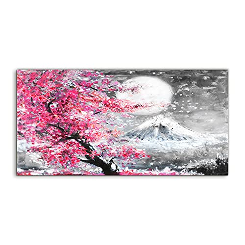 Tableau acrylique salon et chambre photo panoramique paysage 120x60