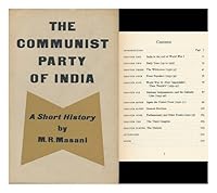 The Communist Party of India: A Short History B002MRL5PS Book Cover