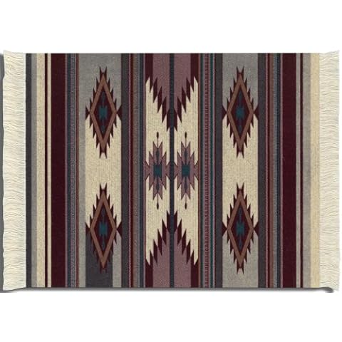 Lextra Earthtone Southwest MouseRug, 10.25 x 7.125 Inches, Burgundy, Gray and Cream, One (CSW-1) Cover