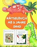  Rätselbuch ab 5 Jahre Dino: Das Große Vorschulbuch ab 5 Jahre Dino  Finde den Weg - Labyrinthe - Finde den Fehler - Logisches Denken  Lehrreiches ... die Intelligenz und die Konzentration fördern