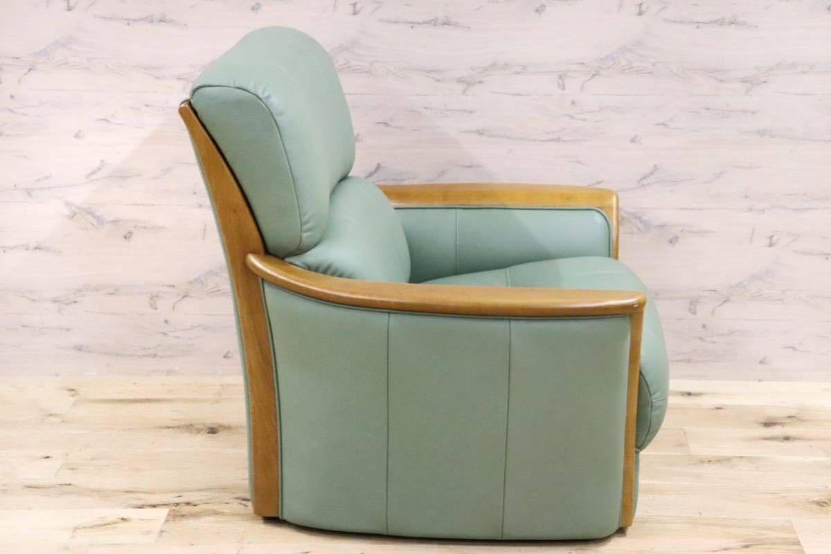 GMGF66A浜本工芸 / HAMAMOTO 1人掛けソファ シングルソファ 椅子 本革