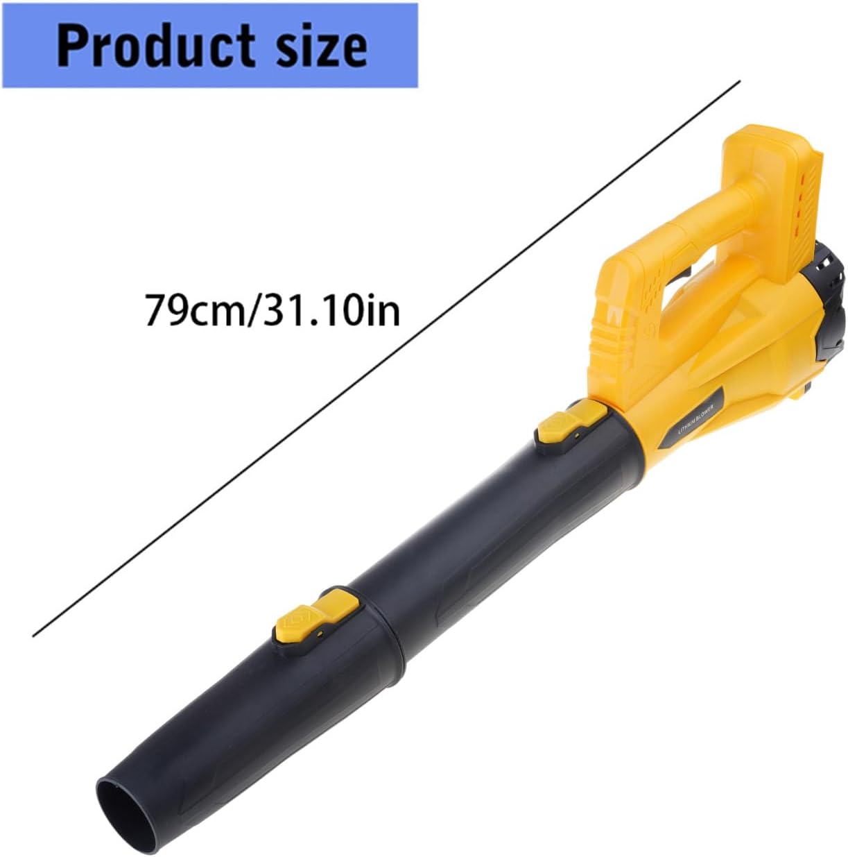 Cordless Handheld Blower 288miles Per Hour Winds Speed 650 Cfm Air Volumes Brushless Technology for Efficient Yard Debris Cleanup Tool Powerful Outdoor Blower Stainless Steel