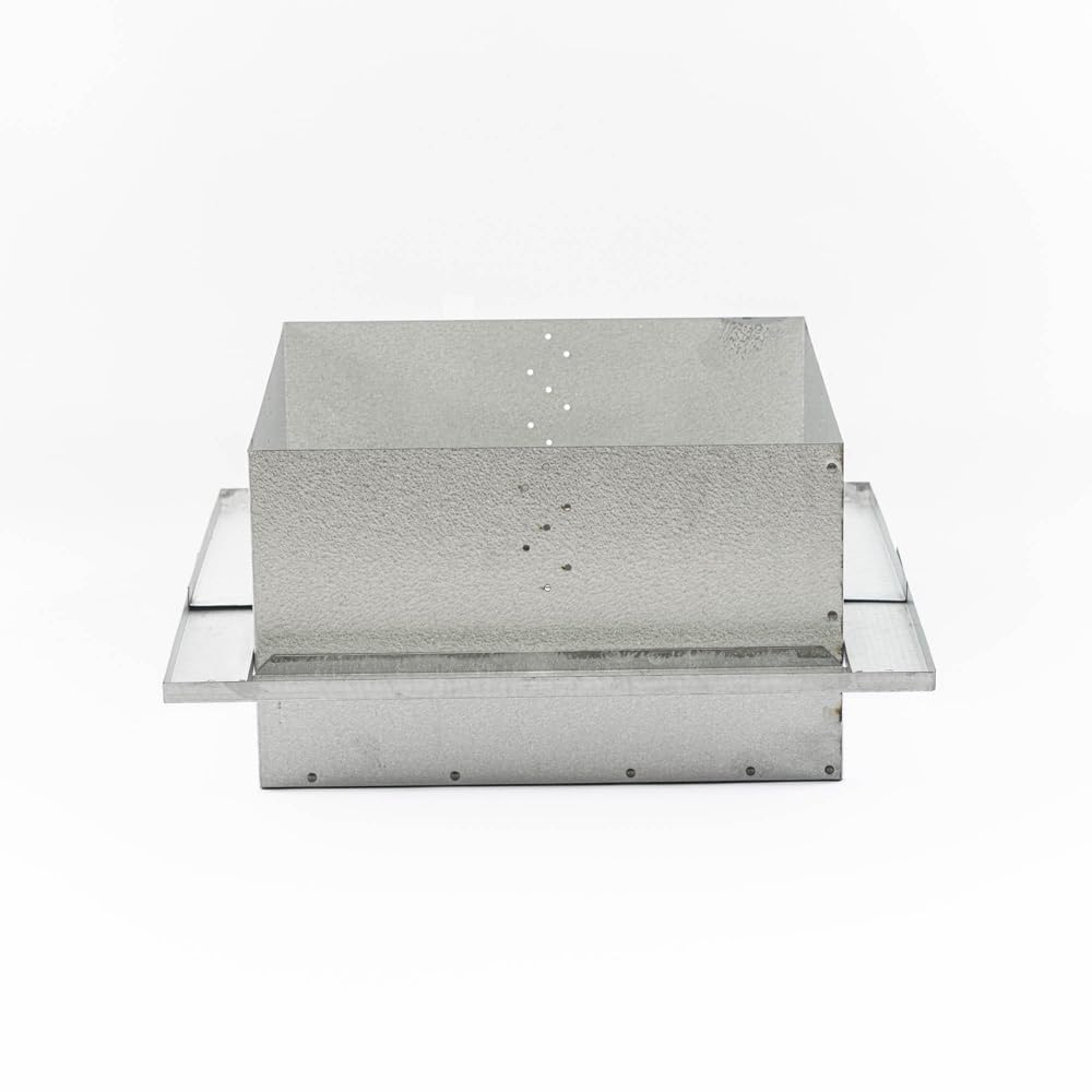 Duravent DuraPlus - Supporto piatto da soffitto con collare di fissaggio, 15,2 cm