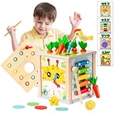 【Kultivieren Sie Aufbewahrungsgewohnheiten】Kinderspielzeug ermöglicht es Babys, ihre Aufräumgewohnheiten zu kultivieren. Wenn Kinder keine Lust mehr auf das Spielen haben, können sie alle ihre Karotten, Früchte und Accessoires ganz einfach in motorik würfel aufbewahren. Motorikwürfel verfügt auch über eine Aufbewahrungsbox-Funktion, in der andere Spielzeuge aufbewahrt werden können, wodurch sich von Speicherproblemen verabschiedet wird, aktivitätswürfel eröffnet Kindern unbegrenzten Spielspaß.