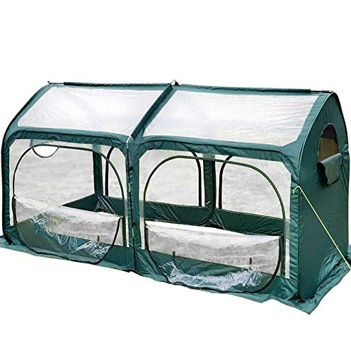 Fbkphss Large Size Tunnel Greenhouse, Portable Mini Pop Up Greenhouse Waterproof And Anti-Uv Pvc Greenhouse For Garden Outdoor Backyard With Storage Bag #TOP8