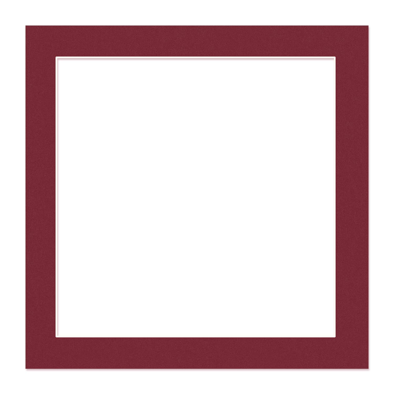 Alison Kingsgate 50x50cm Burgundy Picture Mount for 40x40cm Aperture — image 1
