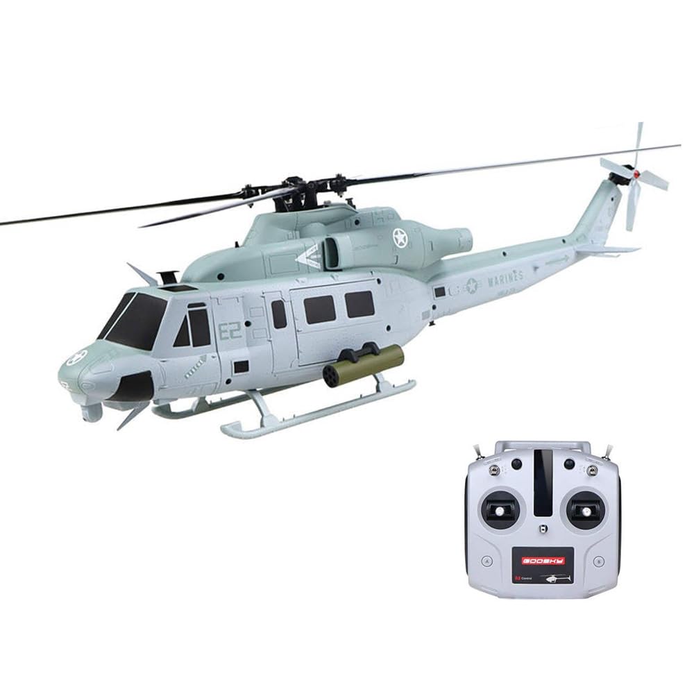 Amazon | GOOSKY E2 スケールヘリコプター UH-1Y ベノム BNF/RTF