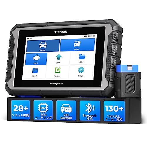 Amazon.co.jp: TOPDON obd2 診断機 日本語 AD900BT ECUコーティング 車