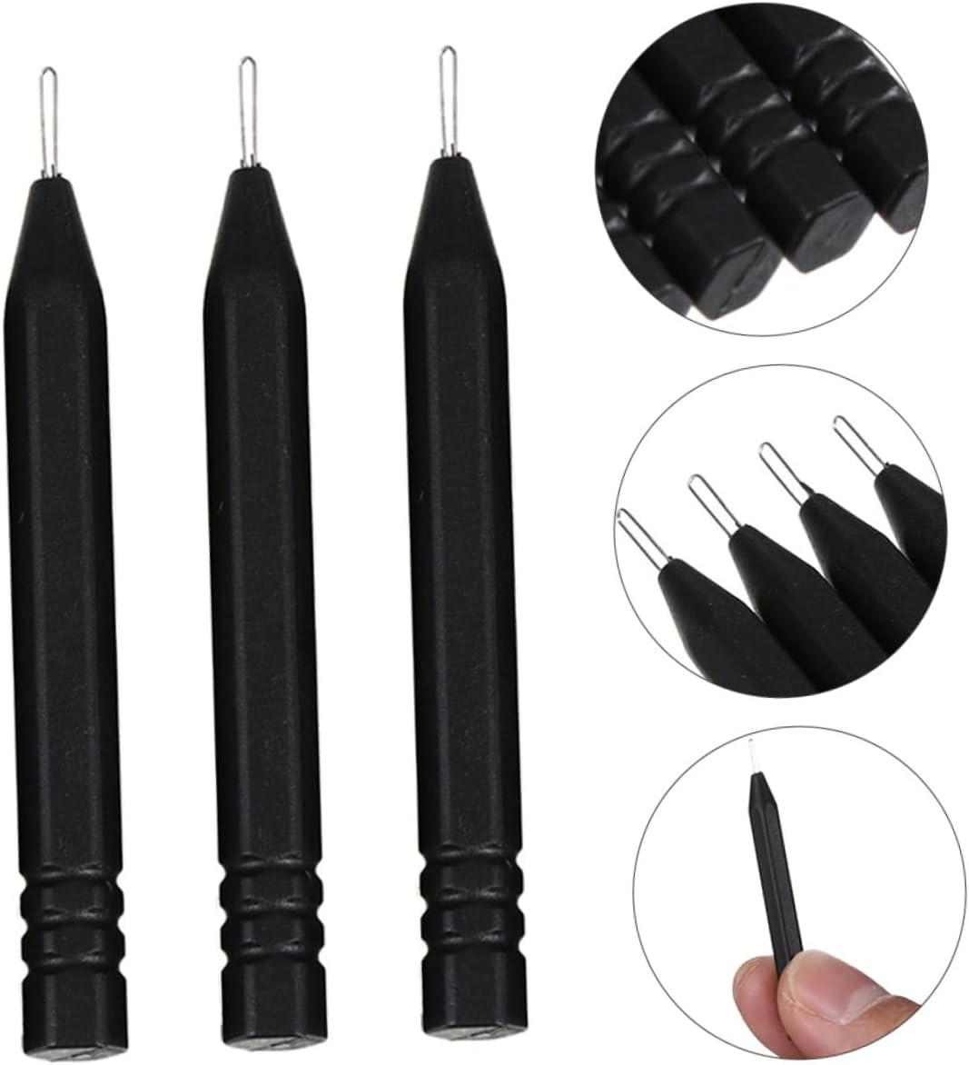 COLLBATH 15pcs Earwax Removal Tools Cleaning Rods for Earmold Maintenance Lightweight Design for Convenient Storage for and Earwax Cleaning