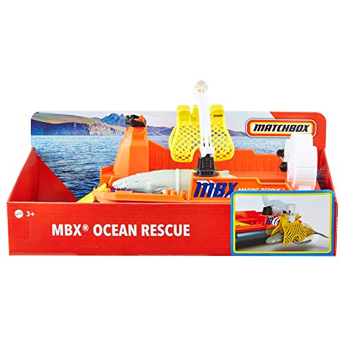 Matchbox Rettungsabenteuer-Set mit Fahrzeug und Tierfigur, Ocean Rescue – Bild 6