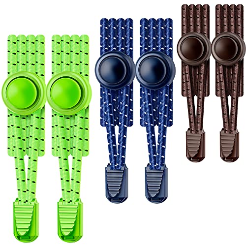 Image of UpUGo Elastic Shoe Laces, No Tie Shoe Laces Tieless for Kids, Adults, Elderly, One Size Fit All