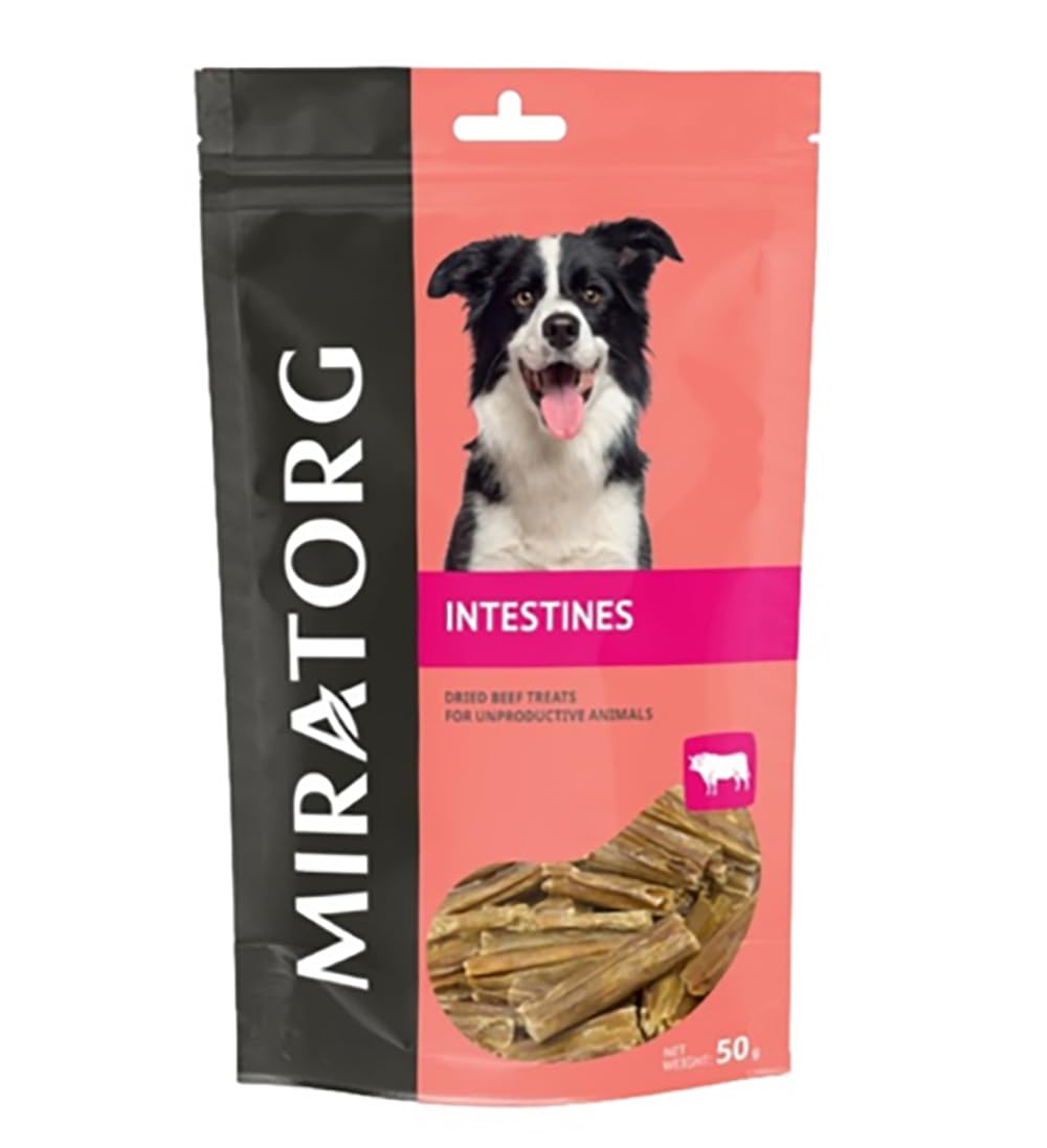 Miratorg Dried Beef Intestines Dog Treats - 50G
