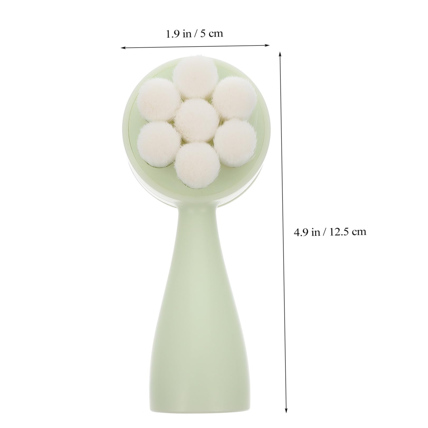 FRCOLOR Cepillo Facial De Limpieza Profunda De 3 Piezas Cepillo De Limpieza Facial Doble Para Todas Las Edades.