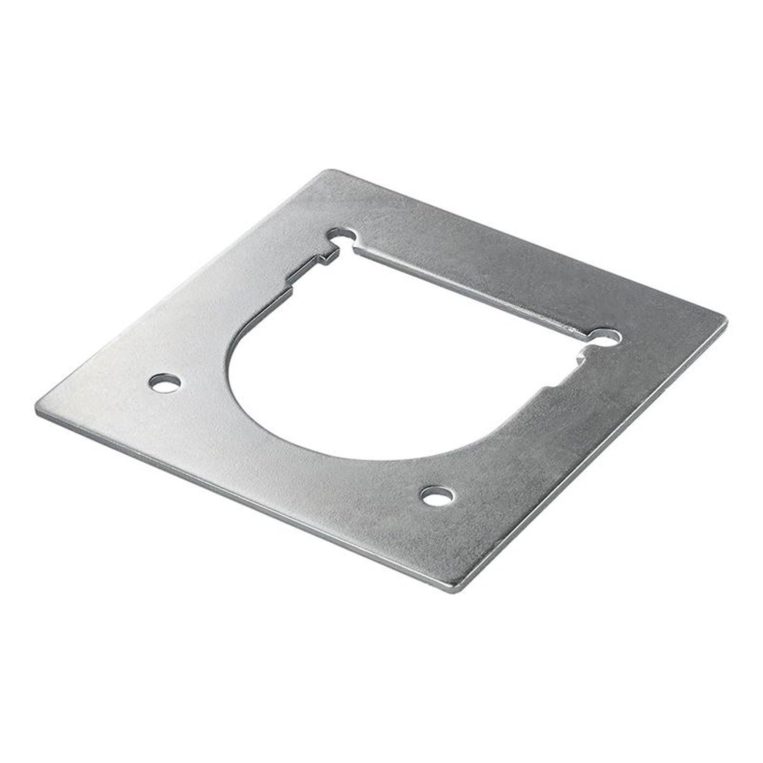 6 STK Zurrösen Stahl verzinkt mit Gegenplatten, Feder 85 x 85 mm 3 mm | Verzurrösen und Befestigungsösen als klapperfreie Zurr Mulden zur sicheren Ladungssicherung am Anhänger