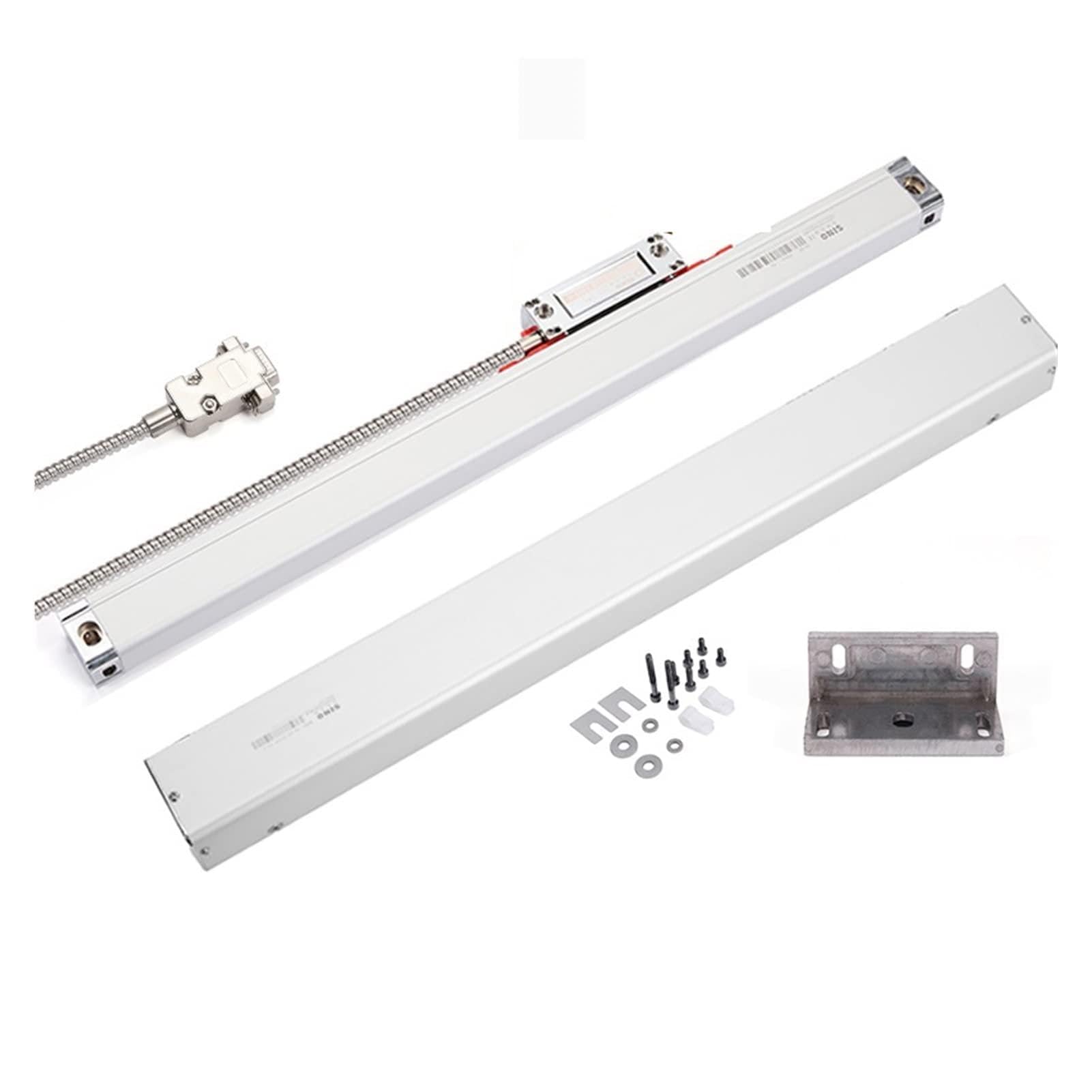 DISIROU Linear Scale Encoder, 1?m KA-300 TTL 570mm~720mm 770mm 820mm 870mm920mm1020mm Optical Grating Ruler Linear Scale for Turning Lathe Milling for Lathe Milling(KA-300-1020mm-1U)