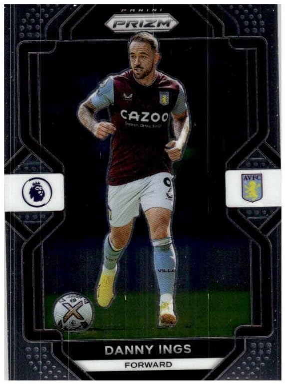 2022-23 PANINI PRIZM PREMEIR LEAGUE #283 DANNY INGS ASTON VILLA SOCCER OFFICIAL TRADING CARD OF THE PRO