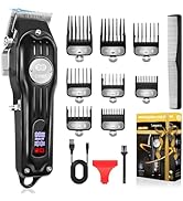 CIICII Hair Clippers for Men Professional, Cordless Barber Clippers for Hair Cutting (Rechargeabl...