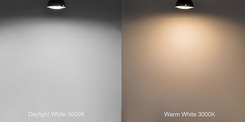 Miniatura 6 de P16-DIM-24T-SN-DW Bombilla halógena LED de repuesto halógena de cuello corto E26E27 PAR16 E26E27, reflector de haz ancho de 120 grados, 4.8 W,