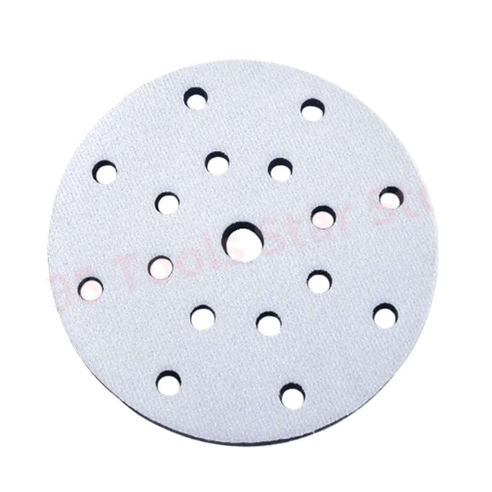 2PCS 6 Inch Soft Sponge Interface Pad 150mm 17 Hole Round Shape Sanding Discs Hook and Loop Polishing Pad