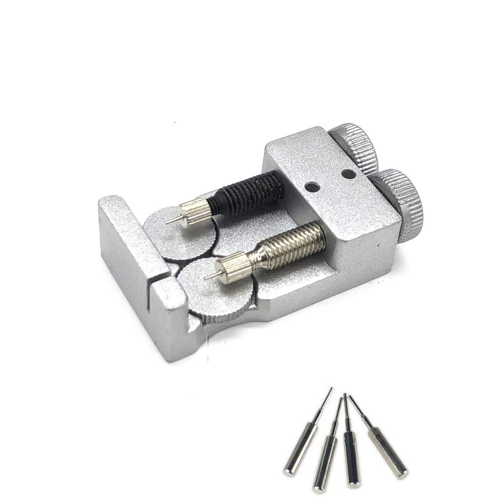 Chiloskit Watch Band Link Pin Removal and Watch Sizing Watch Band Strap Bracelet Adjuster Repair Kits Tool for Watchmakers With 3 Extra Pins