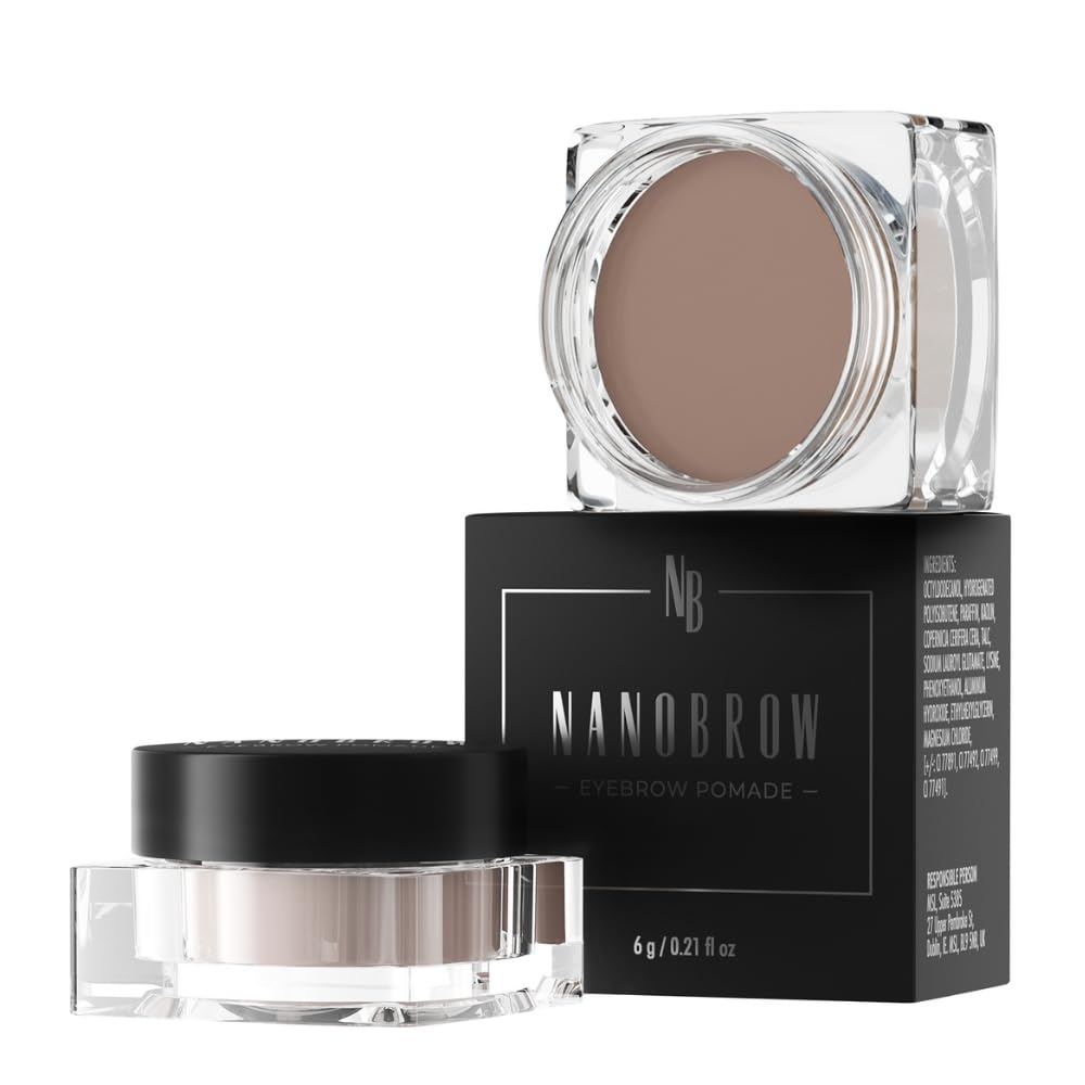 Nanobrow Eyebrow Pomade - Waterproof Brow Pomade (Medium Brown)