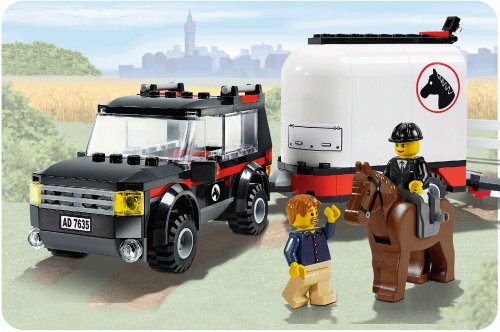 City 7635 - Trasporto di cavalli - Lego - Immagine 1