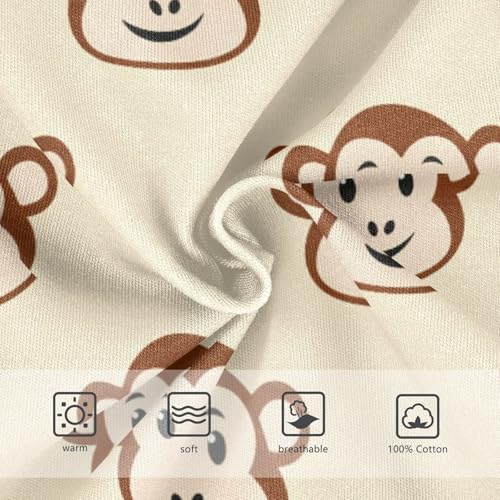 Cute Monkey Yellow Toddler Boy's Underwear 2T 23021933