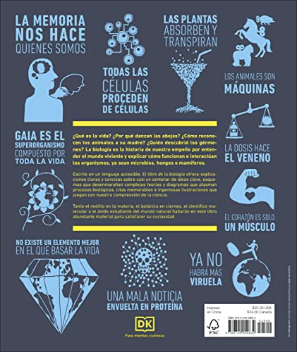 El libro de la biologia (The Biology Book) (DK Big Ideas) (Spanish Edition) - Image 2