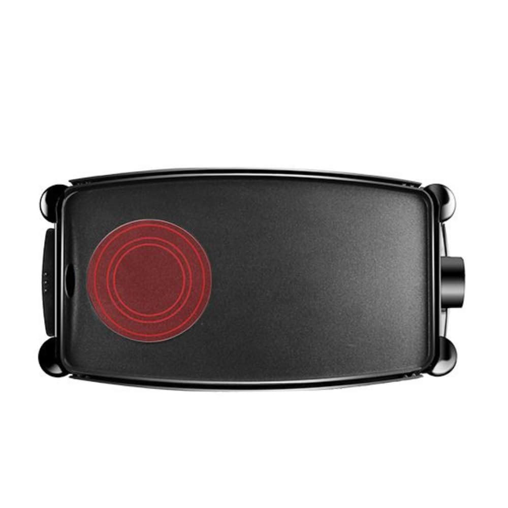 Fagor Plancha de Asar Eléctrica, Antiadhernete, Foco Hot Zone, 45,7 X 25,4 Cm, Colector Grasa, Termostato De Control, 2200 W, Negro