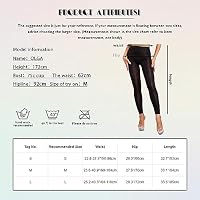 iEFiEL Damen Leggings Transparent Hosen Lang Mesh Strumpf Nylon Strumpfhosen Pantyhosen Erotische Unterhosen X Weiß L – Ansicht 5