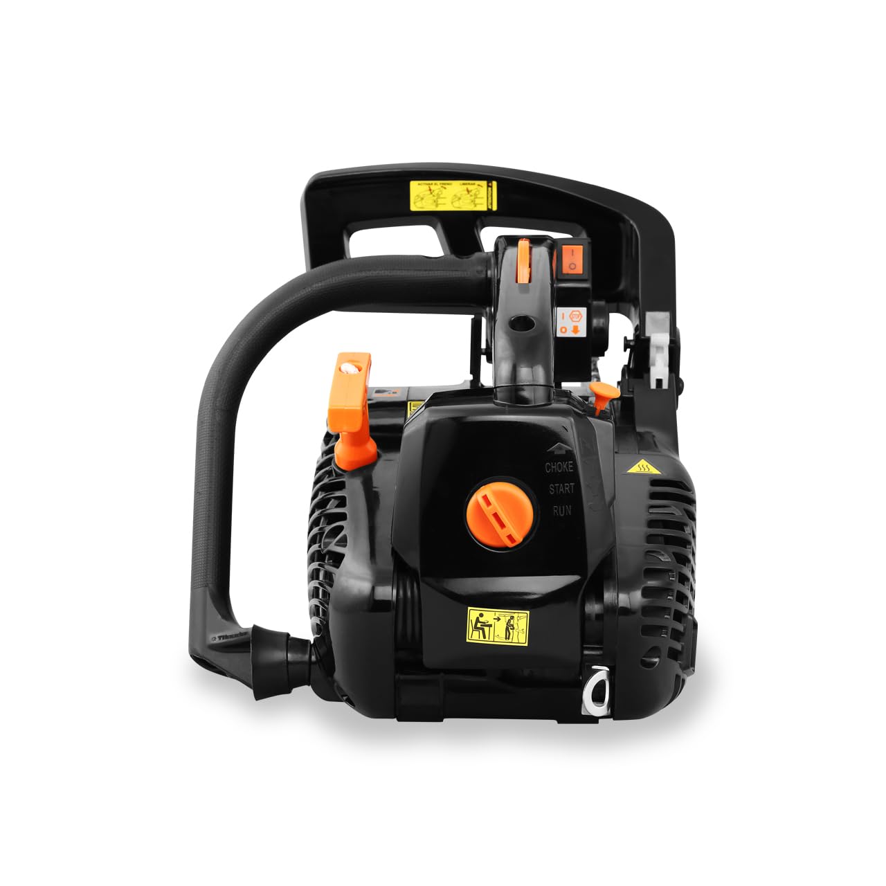 FUXTEC Motosierra Gasolina FX-KS226 - con espada de 10'', longitud de corte 20cm - 25,4cc, 0,95cv - Easy-Start - Editión negra -