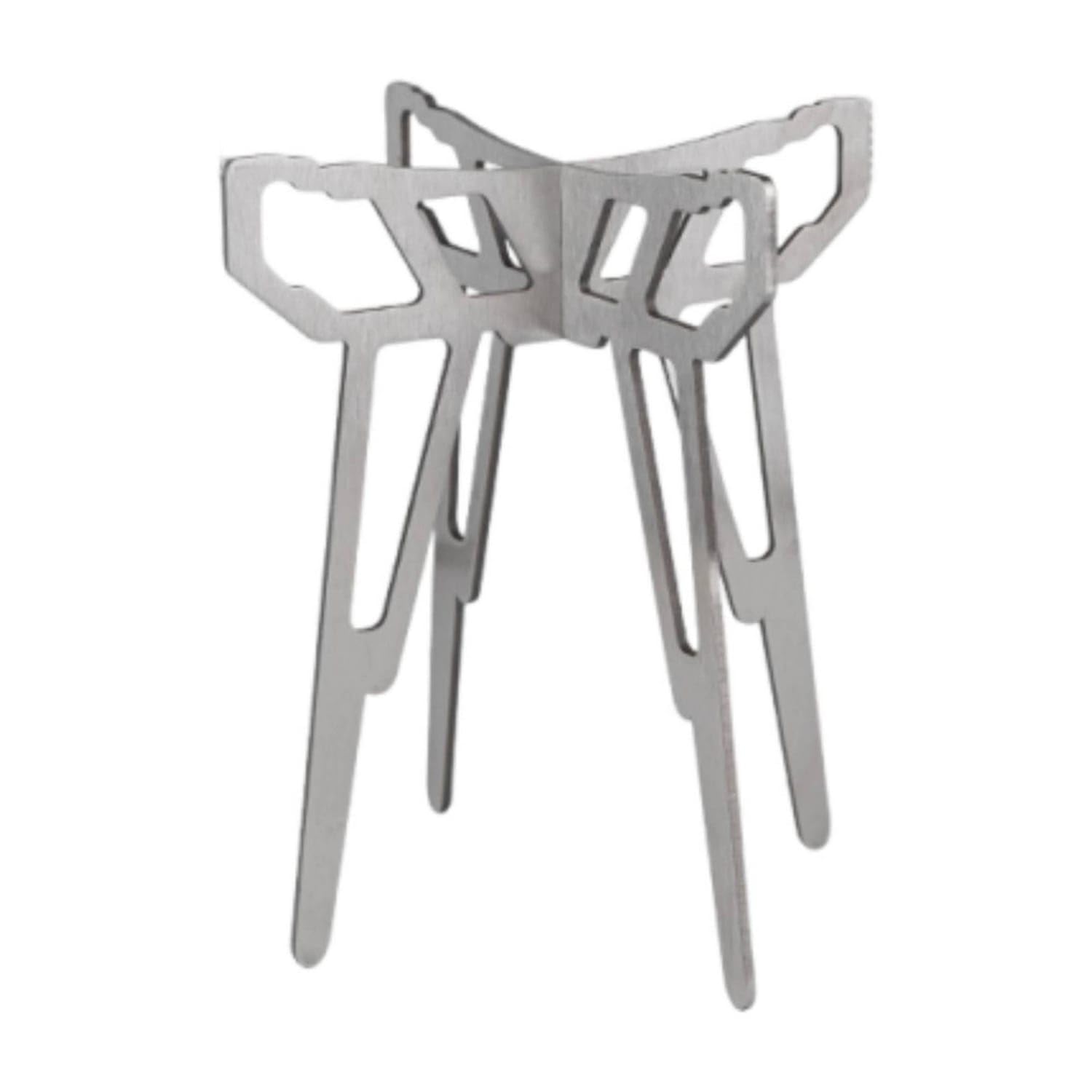 Lightweight Stainless Steel Fire Fire Bowl Base Base Compact Foldable Fire Fire Bowl Base Stand Portable Sturdy for Campers, Backpackers, Camping, Barbecue, Backyard, Ss Fire Pit-image-2