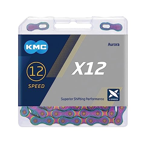KMC X12 12 Speed Chain, 126 Link, Aurora Blue