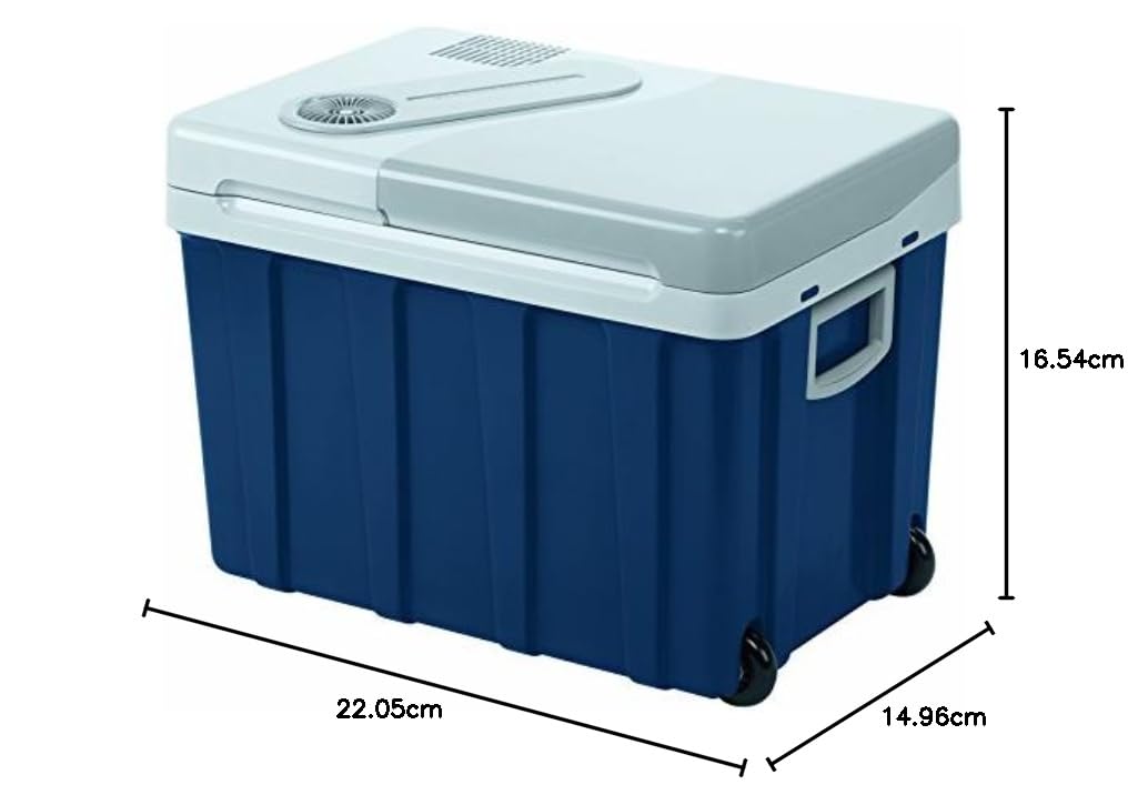 Mobicool 9105302940 W48 AC/DC Frigorifero Portatile Termoelettrico con Ruote, Blu, 48 Litri Circa