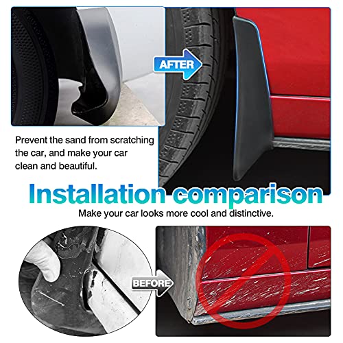 Image of Autorder Mud Flpas Splash Guards for Mazda CX-30 CX30 2020-2025 Accessories Mudflap Fender Flares Front and Rear Mud Guard Set 4PCS