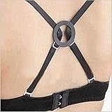 nuoshen 6 pcs Bra Strap Clips Set, 3 pcs Bra Straps Holder and 3 pcs Bra Clips for Full Cup Size(Black, White, Beige) - Image 6