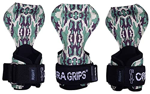 Image of Cobra Grips Weight Lifting Gloves with Adjustable Neoprene Padded Wrist Wraps - Heavy Duty Alternative to Power Lifting Hooks for Deadlifts