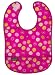 Kushies Waterproof Bib, Pink Circle, Infant