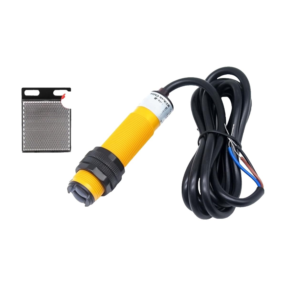 Détecteur cellule photoélectrique M18 E3F-R2N1 reflex avec miroir