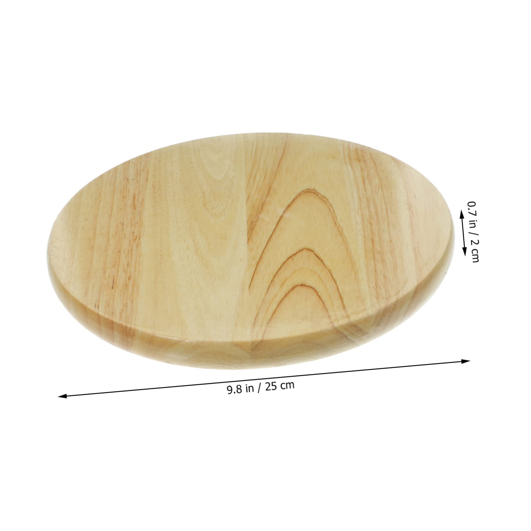 OUNONA Bar Round Stool Replacement Seat Wooden Canteen Stool Top Smooth Finish for Home Decor for Round Wooden Stools Option