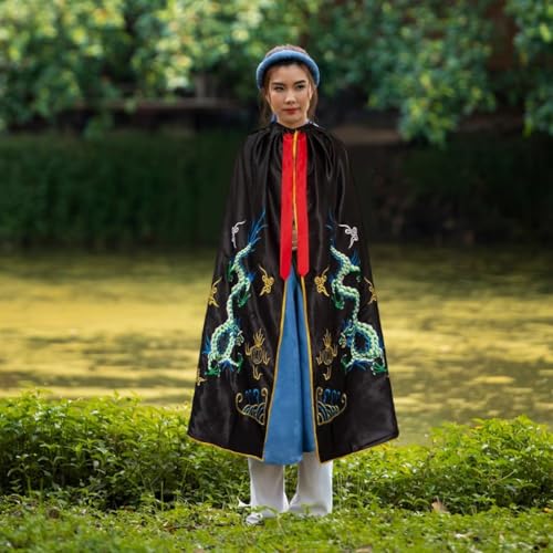 Cape brodée dragon chinois costume traditionnel pour Halloween - 6