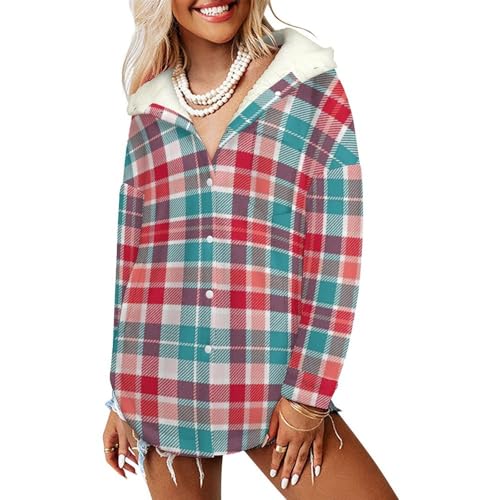 Manteaux polaire femme sweat a capuche oversize style campagnard