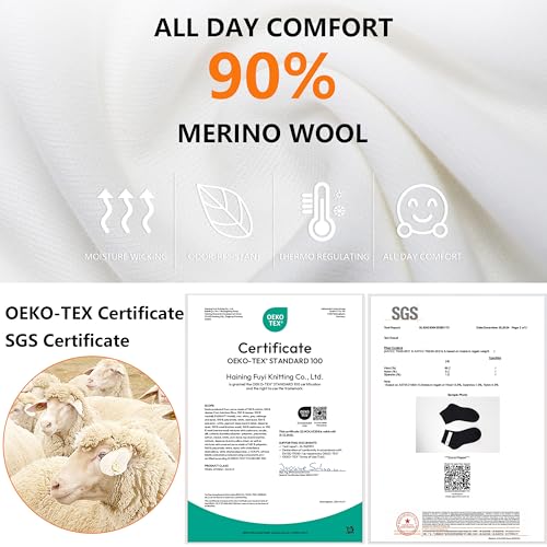 Image of 3 Pairs 90% Merino Wool Ankle Business Casual Thin Wool Socks | Lightweight, Arch Support, Moisture Wicking, Breathable, Business, Work, Everyday Wear, Temperature Regulating