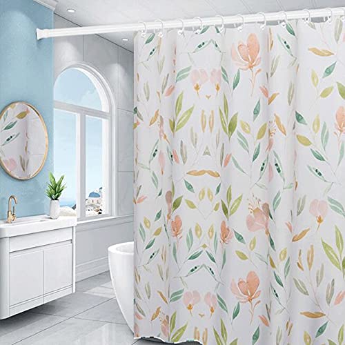 RTHGTFYL Cortina De Ducha 1 unids tela cortina de ducha for baño duchas, puestos y bañeras, cortinas de ducha a prueba de agua a prueba de agua con cortina de ducha y aromas de cortina de ducha anillo