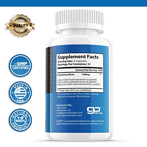 image for Tiger Bodi (2 Pack | 1100 MG) Keto Trim Pills 800 Shark Tank, Trim Fas