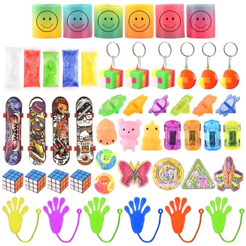 OZXVXZO Enchimento ananás aniversário infantil, 47 peças brinquedos para crianças, pack presentes de aniversário crianças presentes festa para Páscoa, Halloween, Natal, carnaval para meninas meninos